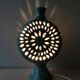 Flower Camos Vallauris 70s ceramic lamp