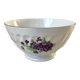 Serrated bowl with flowers limoges 50s