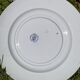 Round earthenware dish iron earth Keller and Guérin Lunéville ''Rambouillet''
