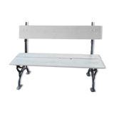 Old cast iron garden bench 114cms long