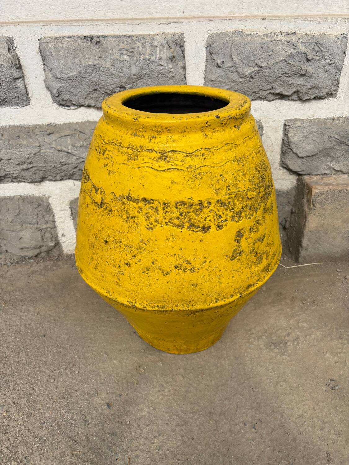 Spanish terracotta pottery jar