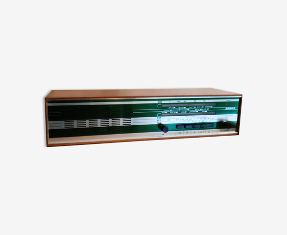 Poste de radio vintage , années 50 , en bois, Erres