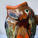 Pichet poisson Vallauris 1970