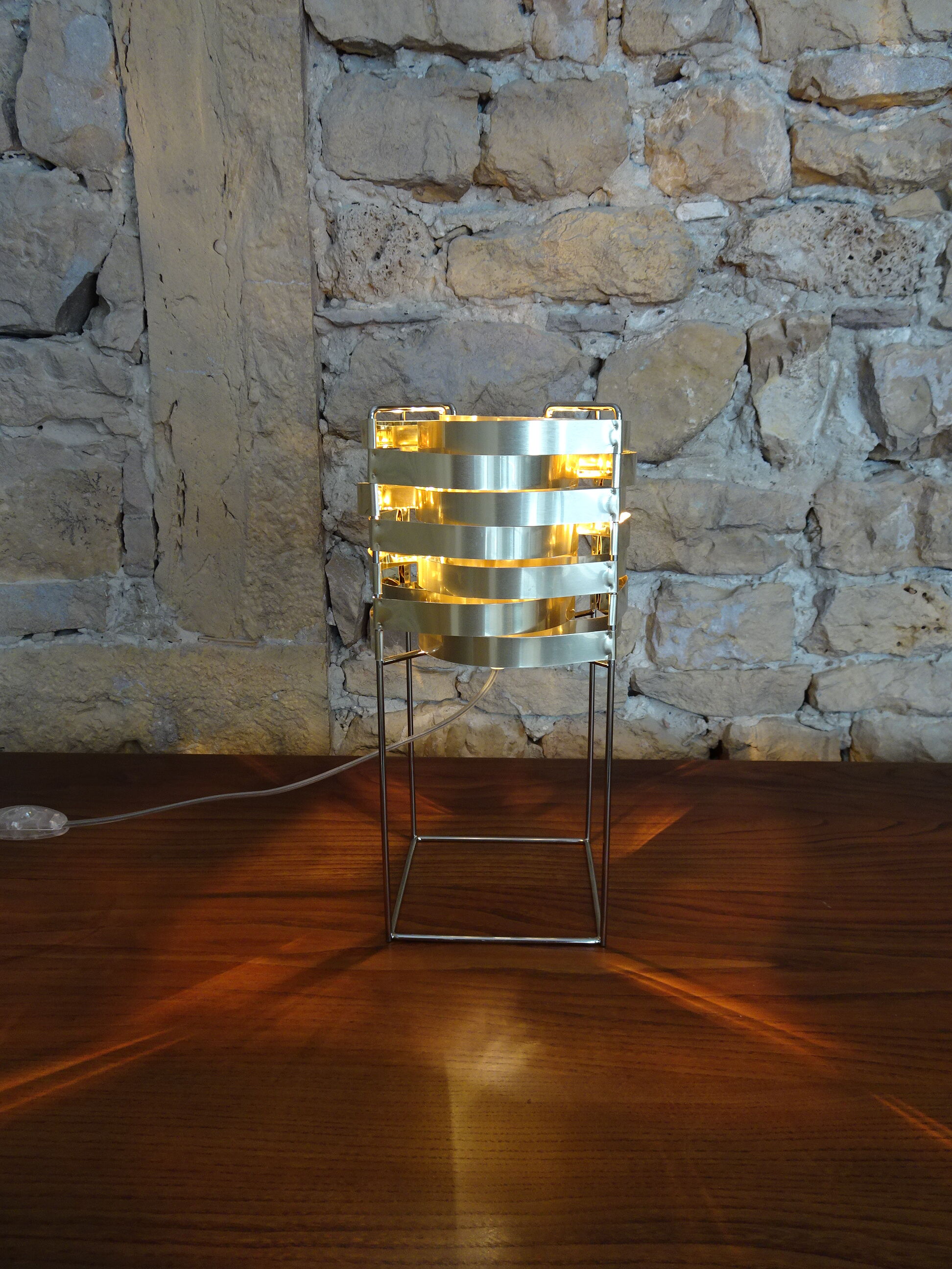 Lampe modèle "Ganymede" 32cm par Max Sauze, réédition de 2017