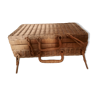 Rattan suitcase and box