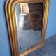 Miroir Louis Philippe en bois doré, XIXème siècle