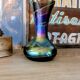 Iridescent Art Nouveau vase with multicoloured reflections attributed to Loetz.