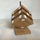 Wooden playing dice pen holder