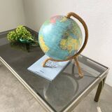 Luminous terrestrial globe Tarride Audoux and Minet