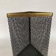 Mesh basket and brass, 70s