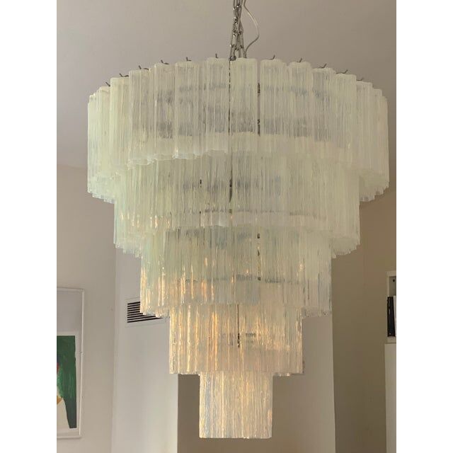 Contemporary murano glass chandelier