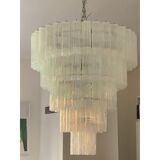 Contemporary murano glass chandelier