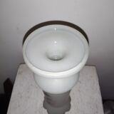 Vase verre opaline émaillé