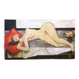 Large painting "forbidden fruits" signed