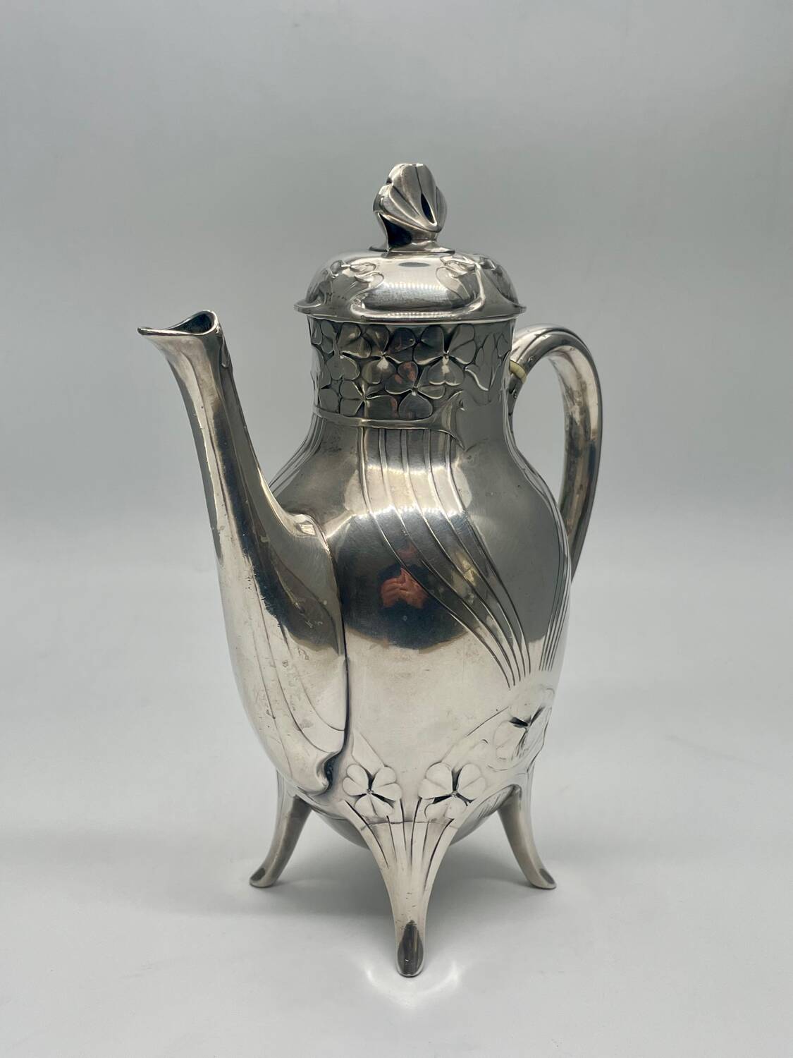 Gallia Christofle Tea/Coffee Service, Art Nouveau 1900