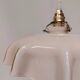 Suspension antique lampshade in pink opaline