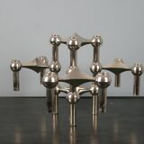 5 Nagel modular candlesticks 1970