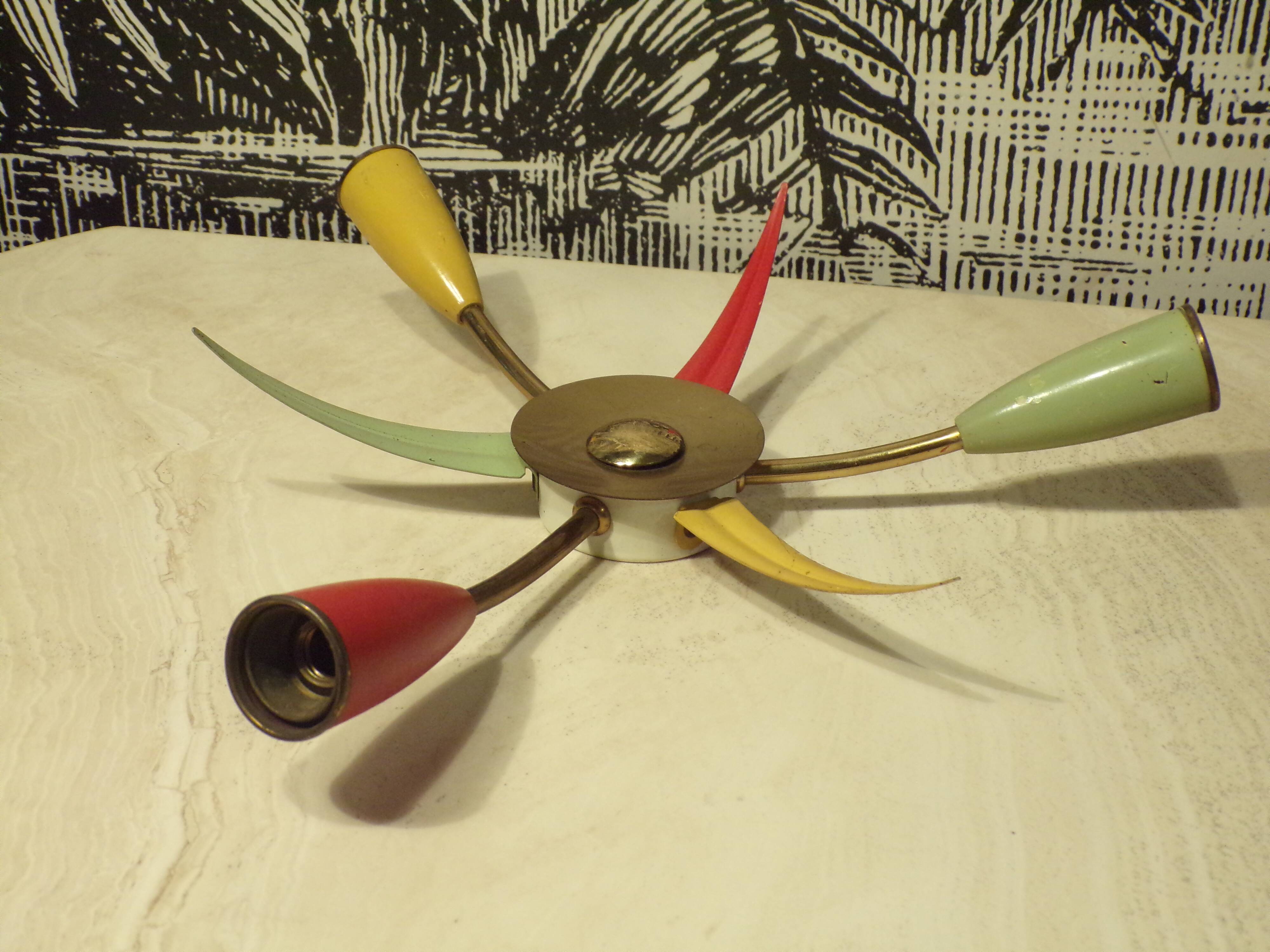 Sputnik wall lamp 1950-60