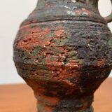 German brutalist carafe vase from the mid-century in the style of Gerhard Liebenthron, 1960s.