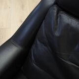 Fauteuil pivotant, design danois, années 1970, designer : Werner Langenfeld, fabrication : Esa