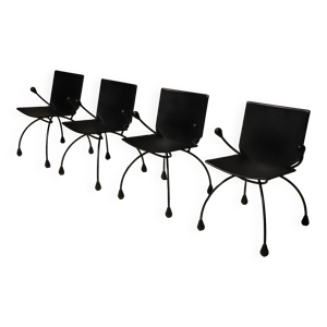 4 chaises Gigi par Boonzaaijer - jong