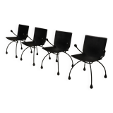Set of 4 Rare Gigi Chairs by Boonzaaijer & Mazairac for Hennie de Jong Int.
