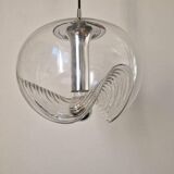 Midcentury Pendant "Wave" by Koch and Lowy for Peill & Putzler, 1960s
