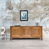 Enfilade en elme massif, REGAIN edition, circa 1980.