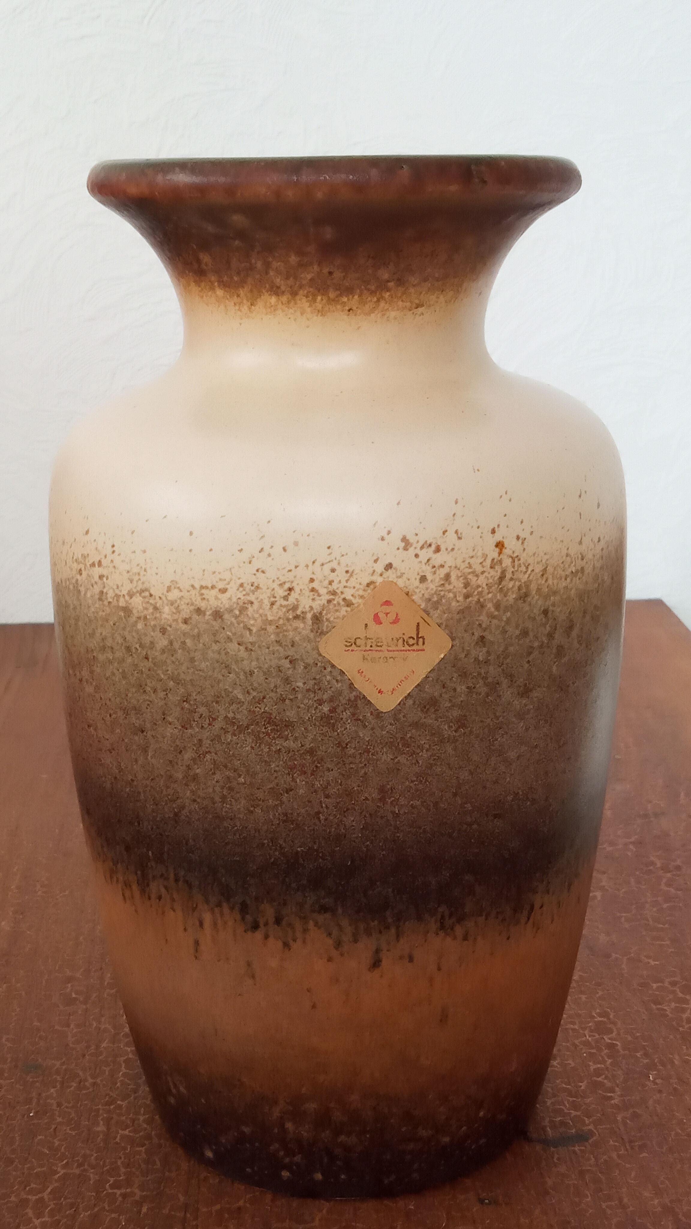 Vase Scheurich Keramics West Germany 70s,