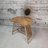 Vintage rattan dressing table