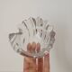 Vide-Poche coquillage en verre transparent