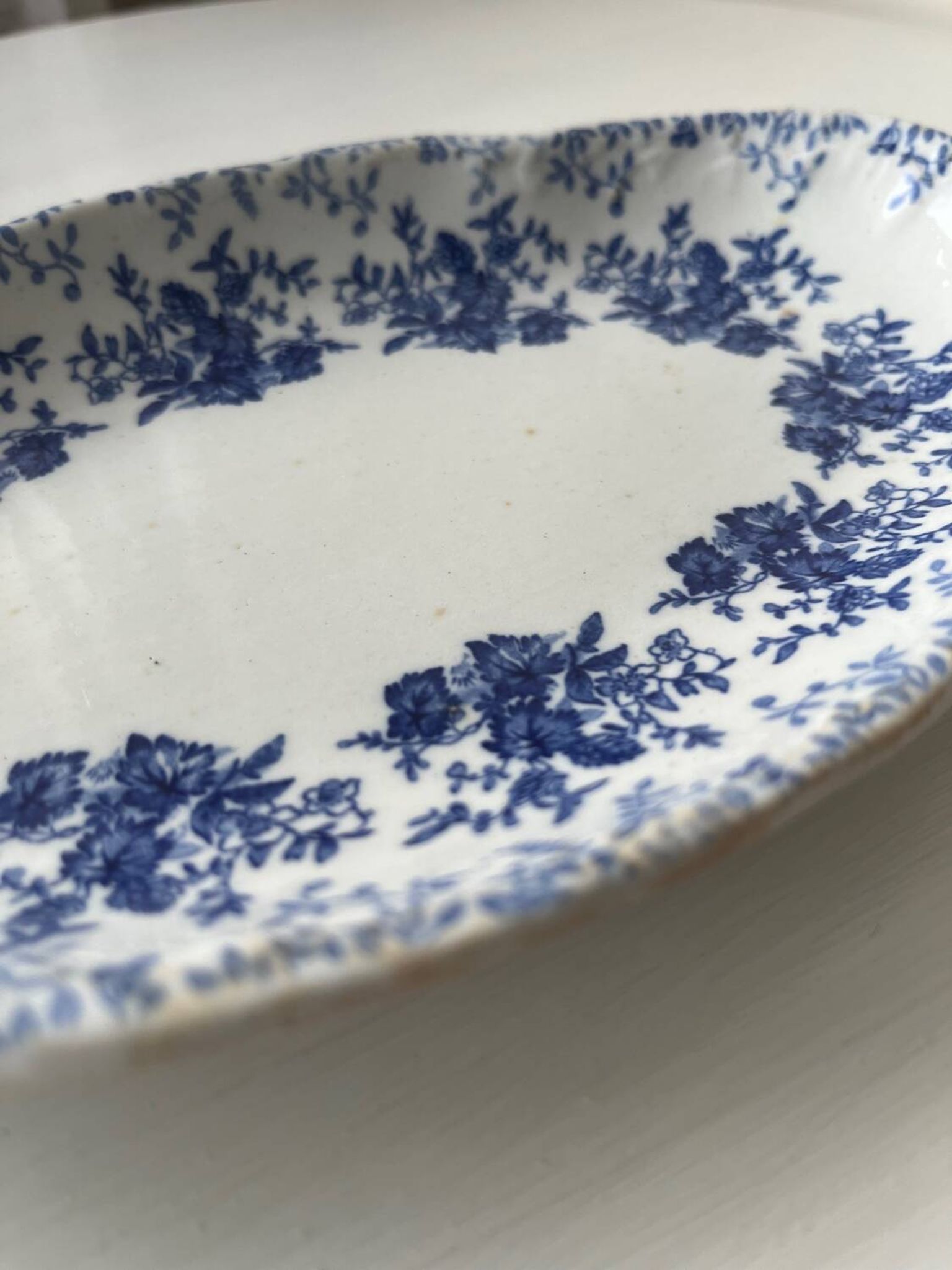 Old bowl in semi-porcelain England