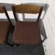 Brutalist oak chair pair – Design 1970