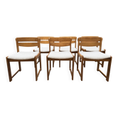 Lot de 6 chaises année 70