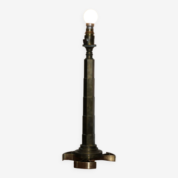 Pied de lampe bronze massif 410mm