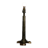 Solid bronze lamp foot 410mm