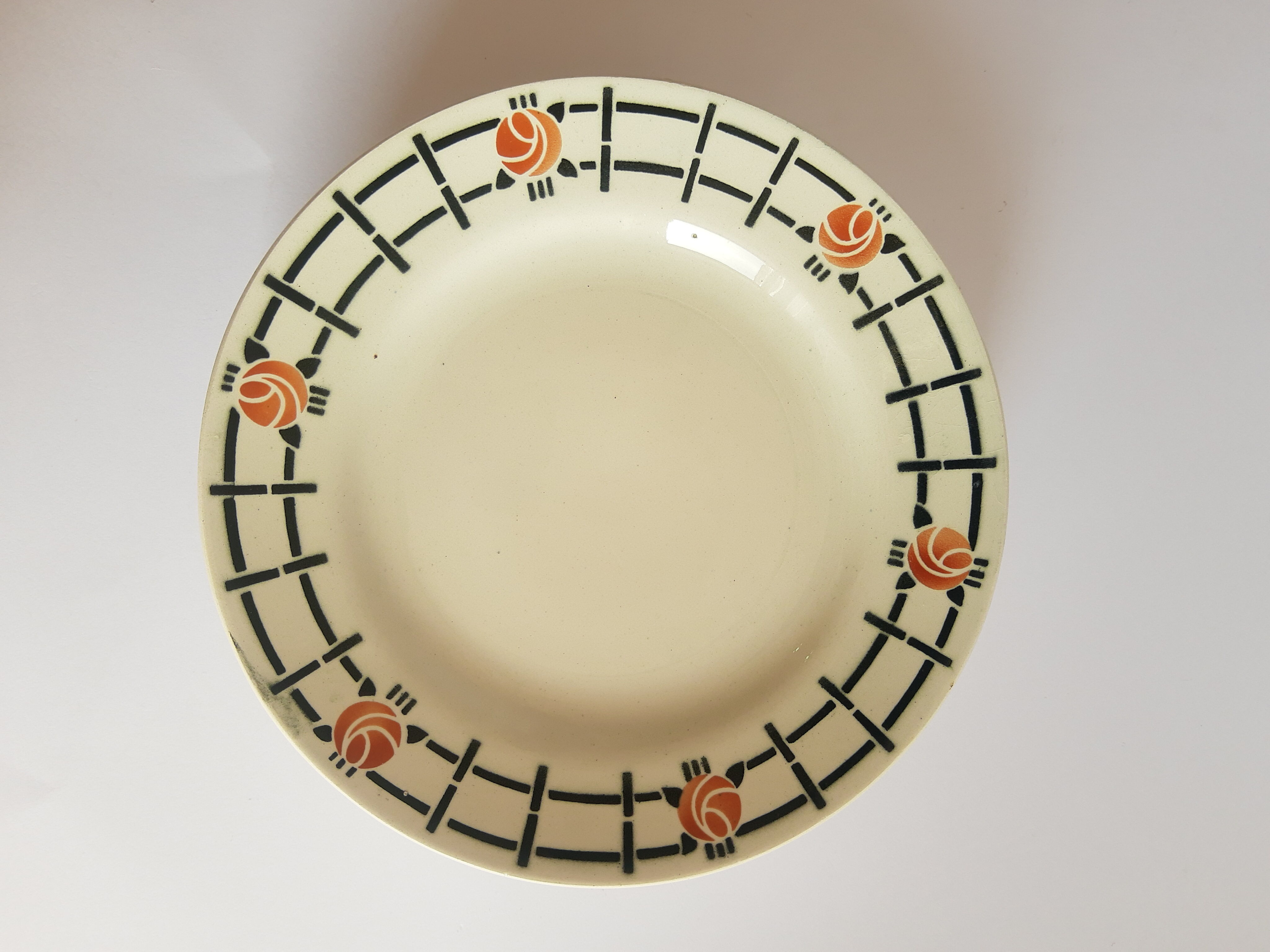 Set of 6 flat plates St amand vintage vintage