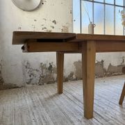 Table de ferme extensible en chêne massif