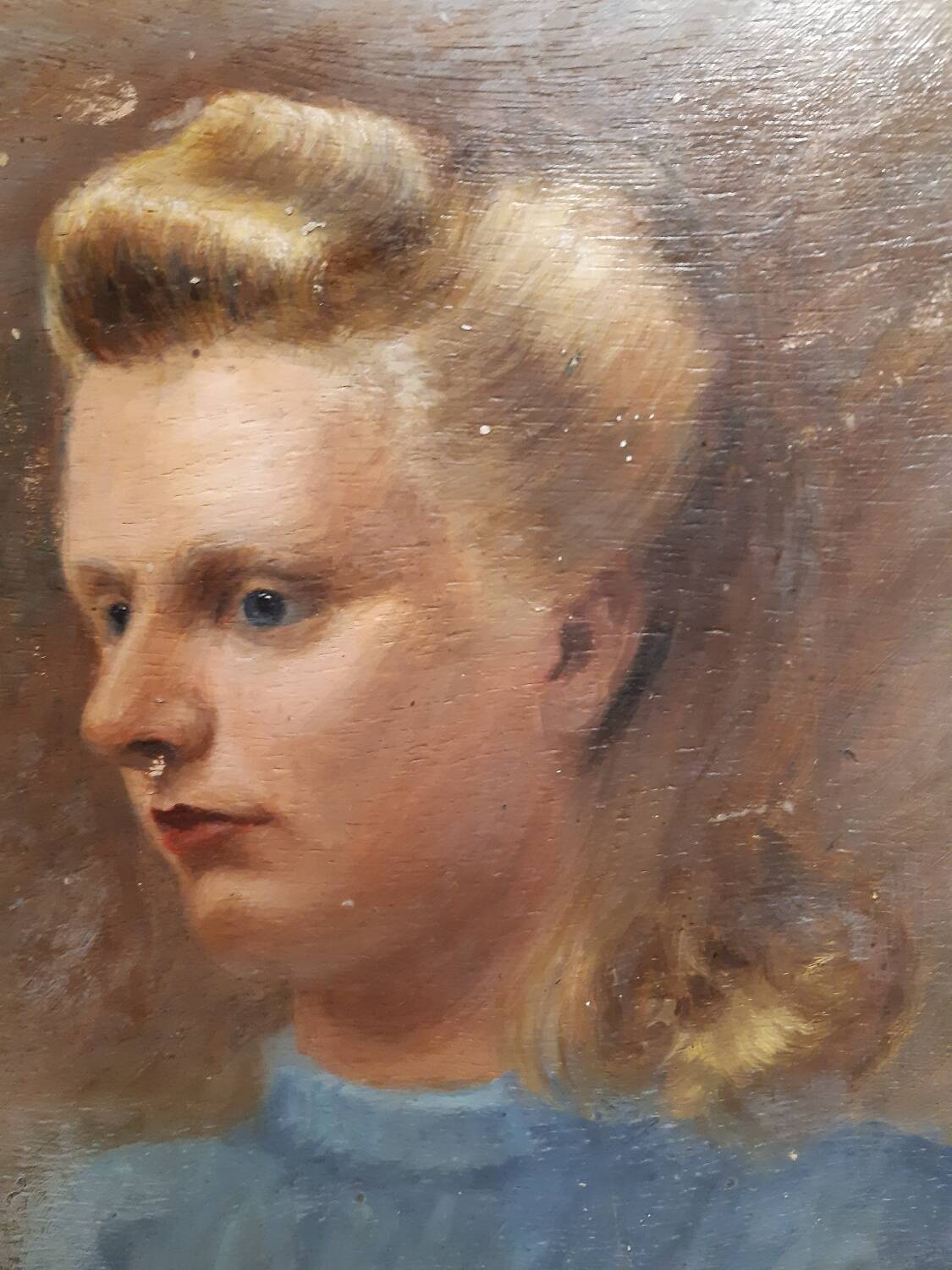 Tableau portrait femme 1940