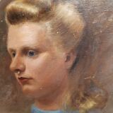 Portrait painting of a woman, 1940