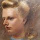 Tableau portrait femme 1940
