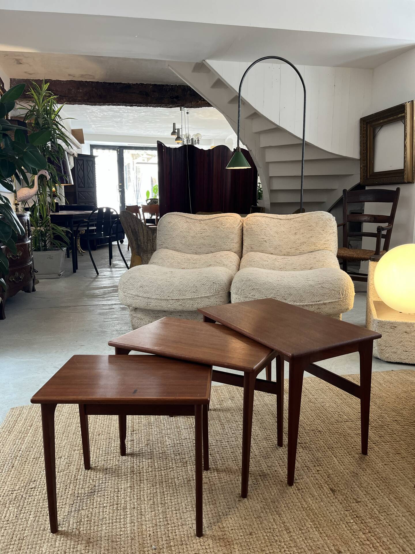 Scandinavian nesting tables