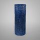 XL 1970s Blue Carved Fish Studio Pottery Vase by Hanen Ben Salah