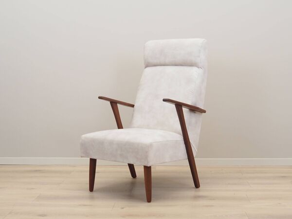 Fauteuil en teck, design danois, années 1970, production : Danemark