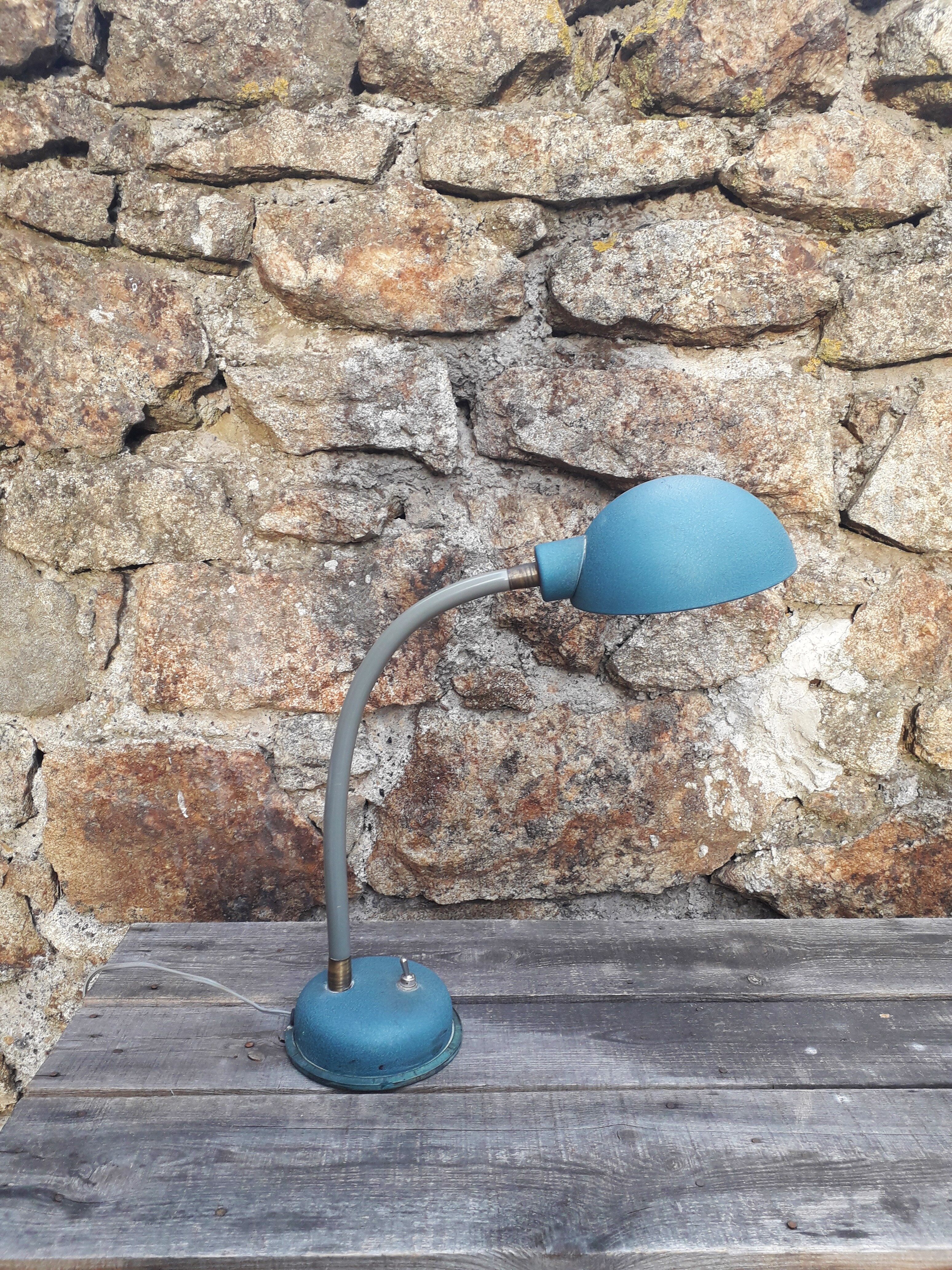 Lampe Flexible Industrielle Vintage - Style Rétro, Réglable, Ambiance Atelier
