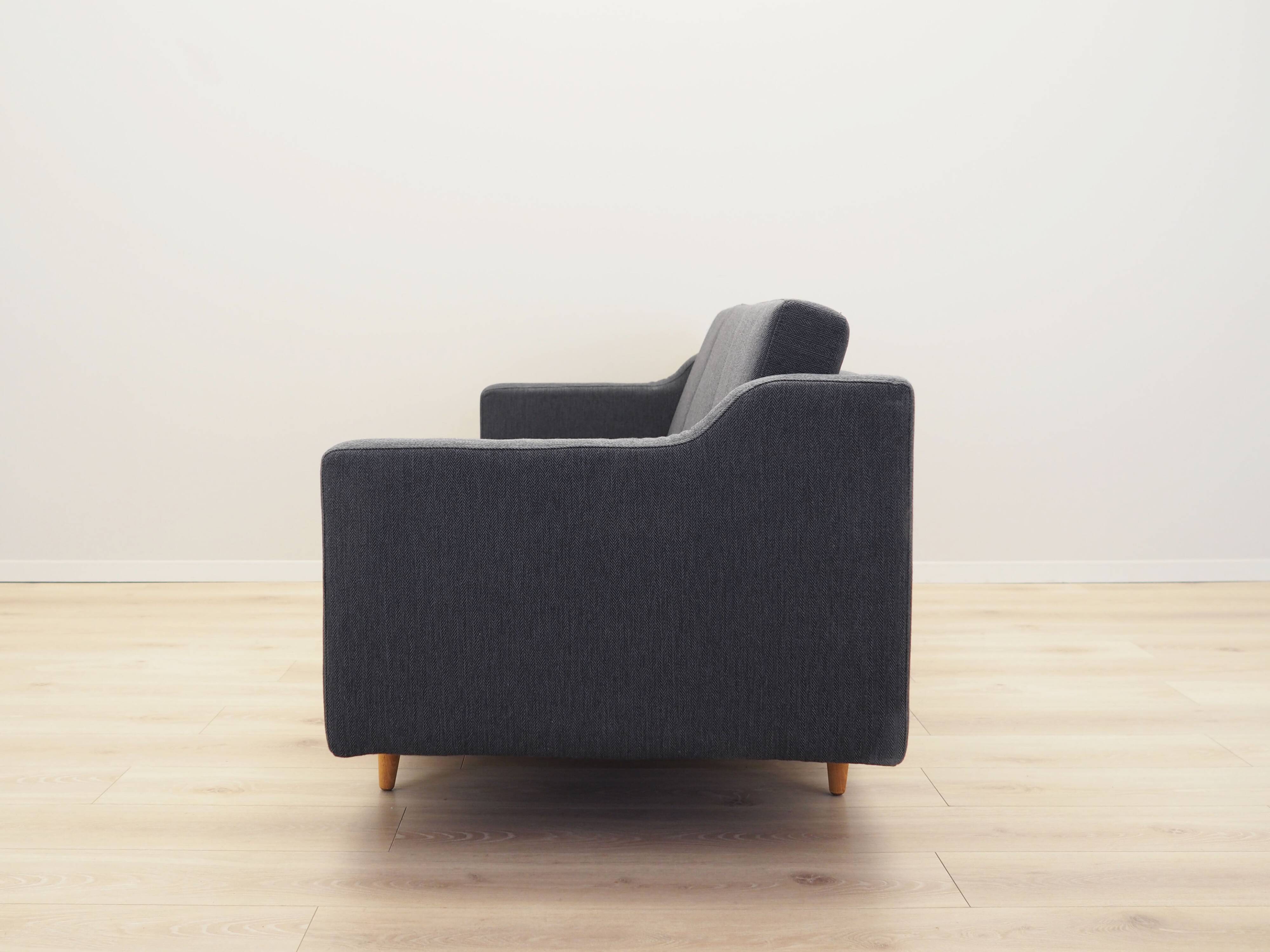Grey sofa, Danish design, 1970s, production: Denmark