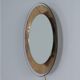 Decorative wall mirror with lighting by M. Furgeri, Italy, 1960s