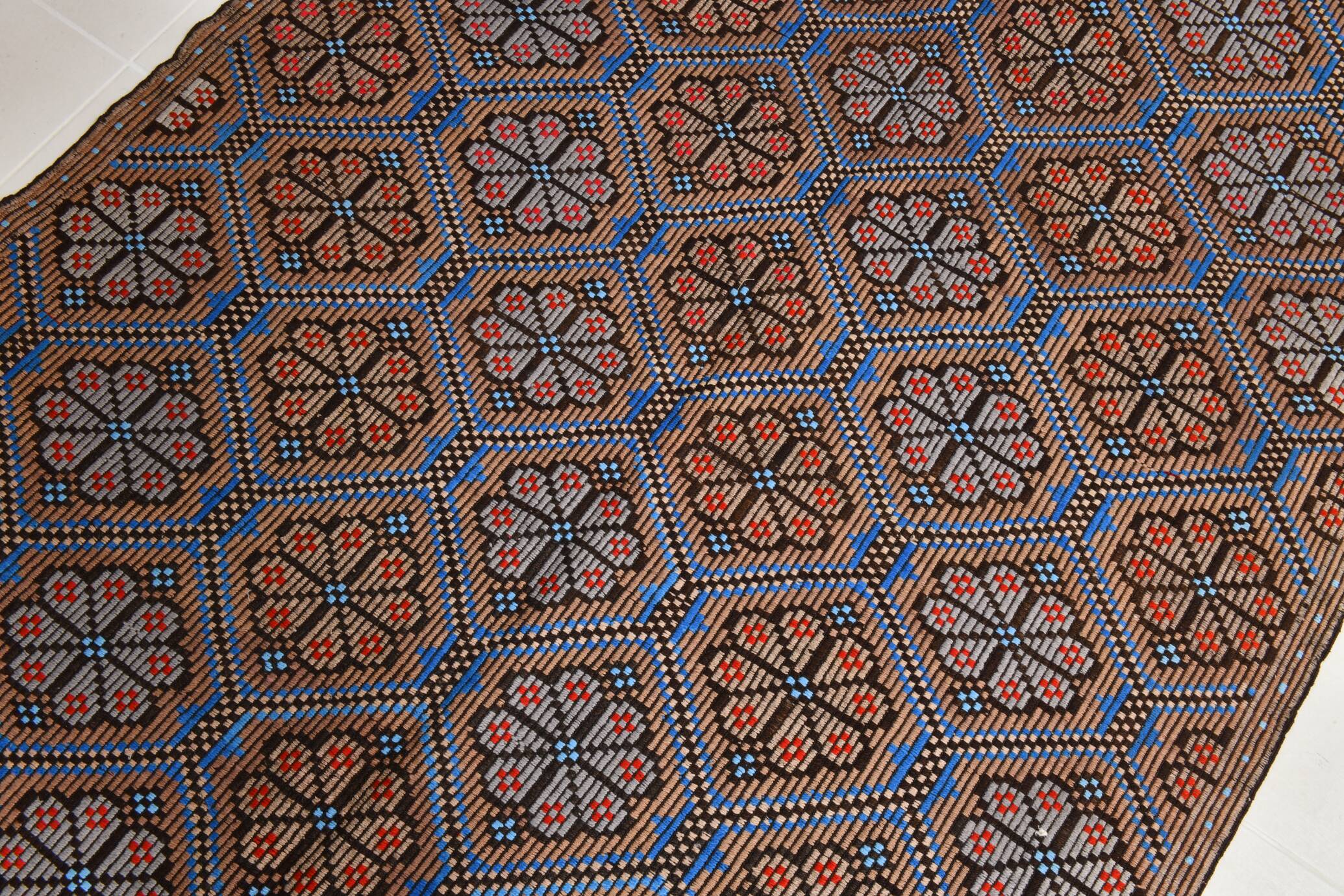 5x10 Hand Woven Wool Kilim Rug, 149x290Cm