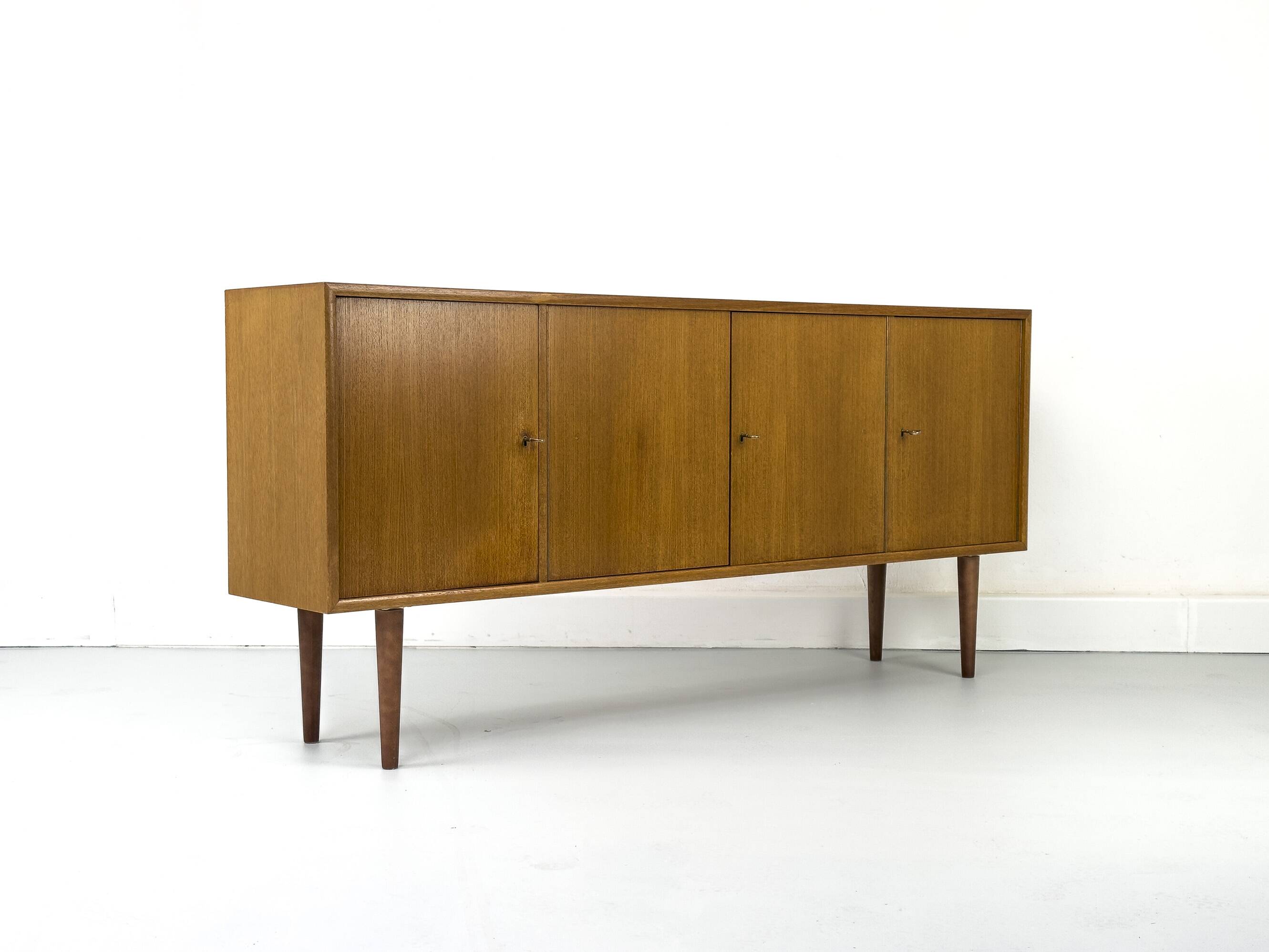 Mid Century Teak Sideboard by WK Möbel, 1960s