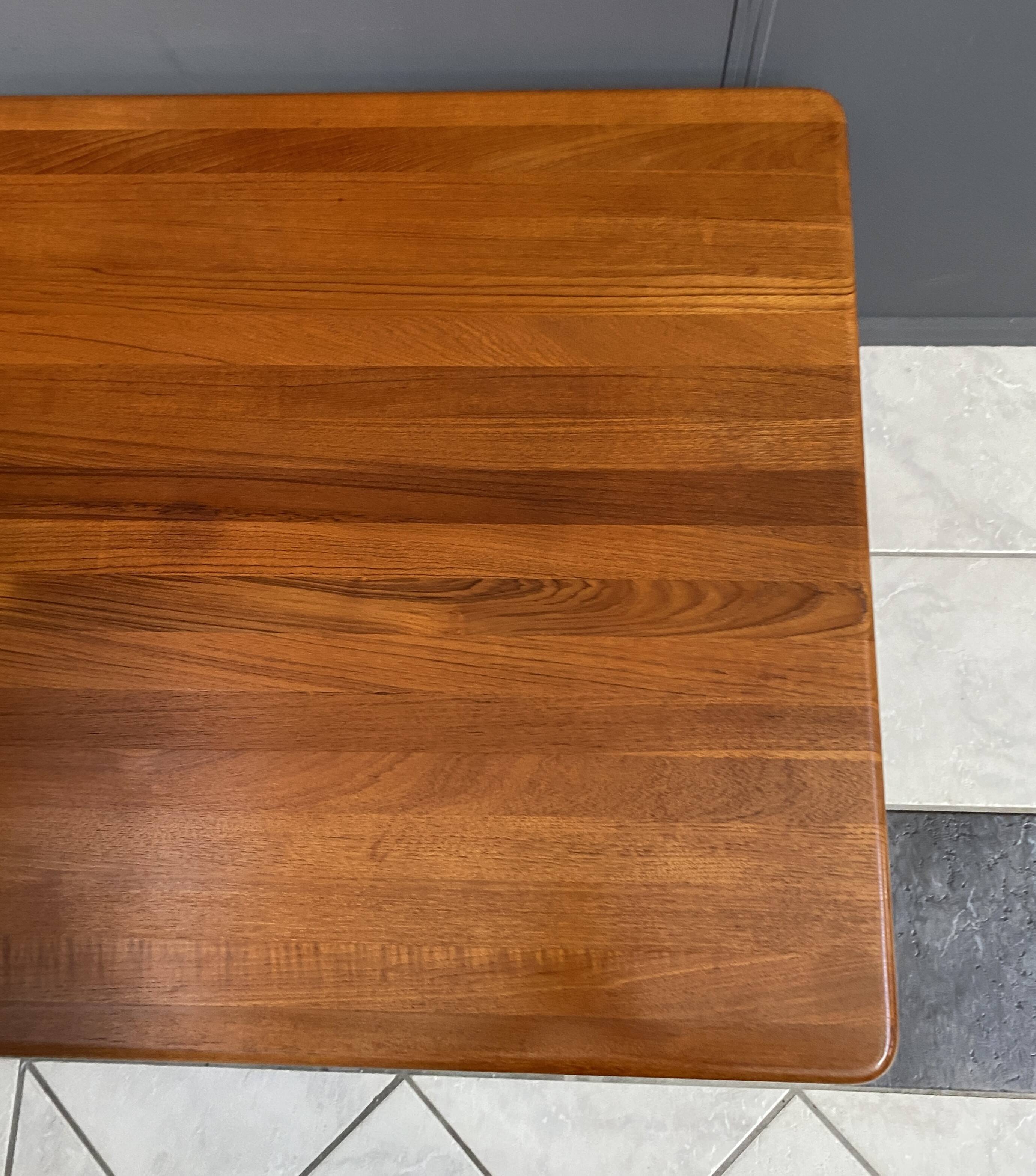 Teak rectangular coffee table by Glostrup Denmark
